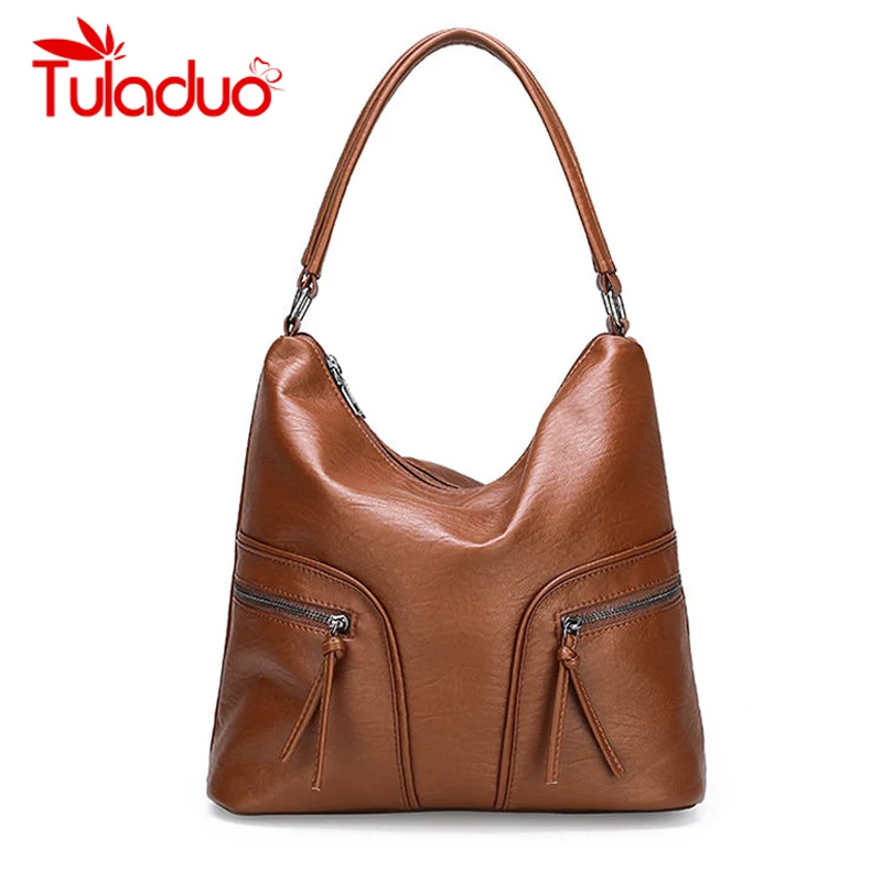 

2019 women shoulder crossbody bag female new brand casual big totes high quality PU leather ladies hobo messenger bag Sac a Main