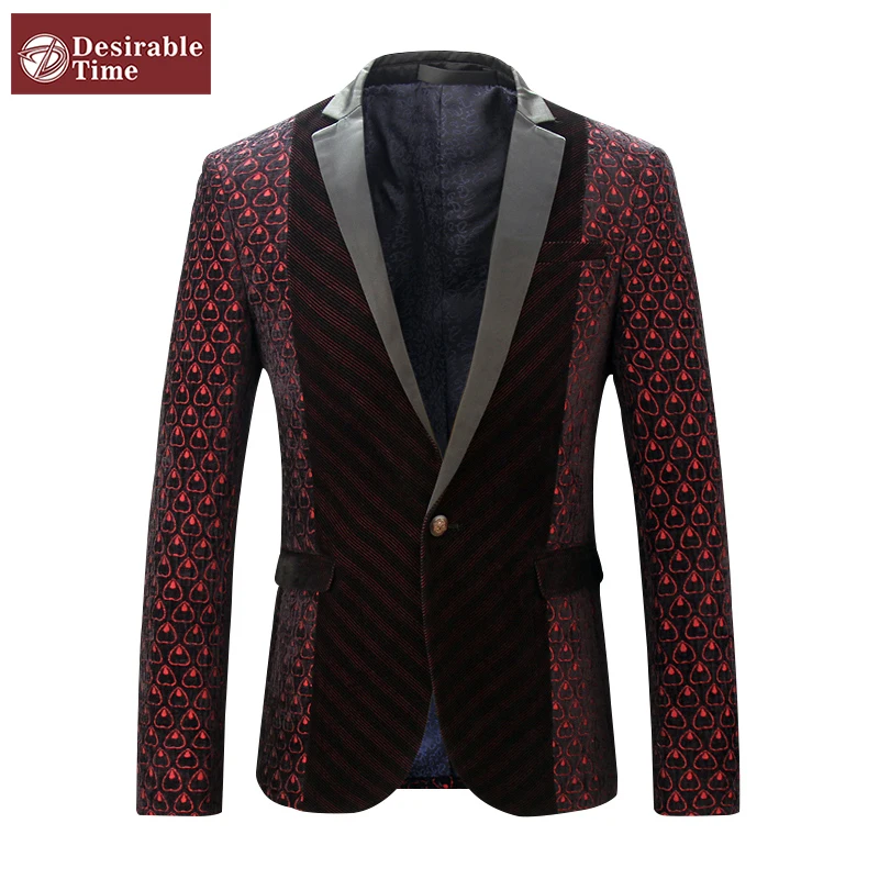 Compra mens chaqueta de color rojo online al por mayor de