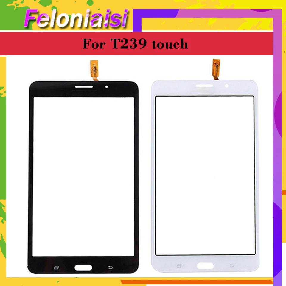 10 шт./лот для Samsung Galaxy Tab 4 7 0 VE SM-T239 T239 T239C T2397 Tab4 Сенсорный экран дигитайзер передней