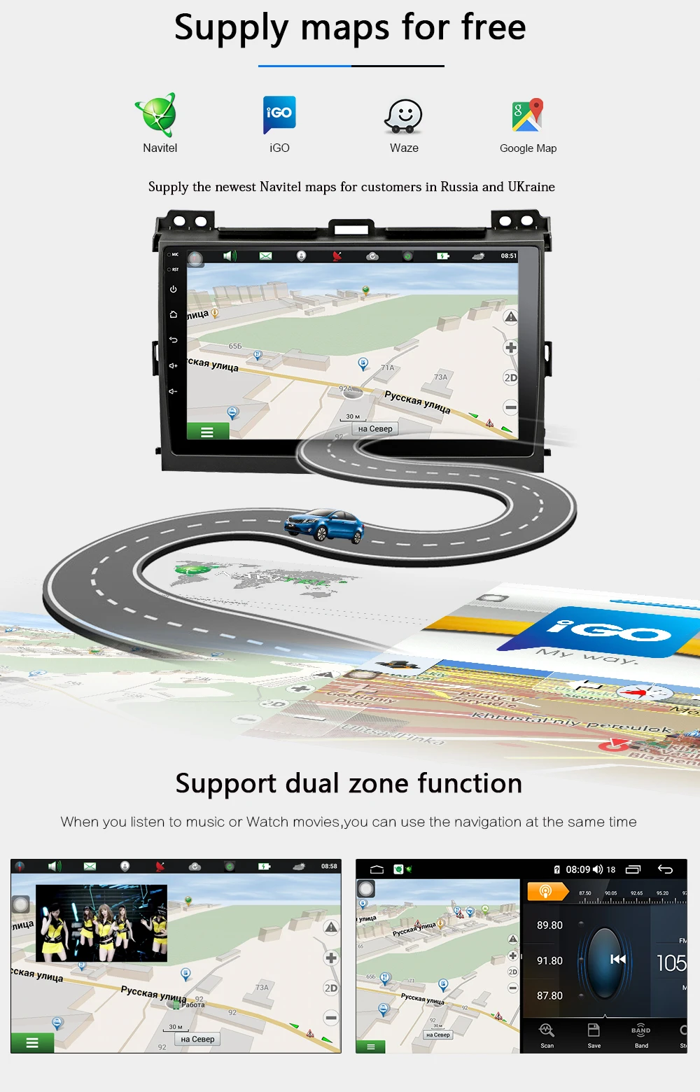 Best Funrover DSP 4+64G android 9.02 din Car Radio Multimedia Video Player Navigation GPS For Toyota LAND CRUISER Prado 120 2003-2009 7 Best Funrover DSP 4+64G android 9.02 din Car Radio Multimedia Video Player Navigation GPS For Toyota LAND CRUISER Prado 120 2003-2009 7