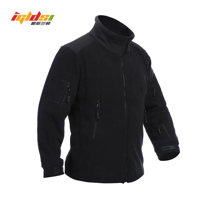 Мужская Флисовая Куртка IGLDSI теплая дышащая с капюшоном|tactical jacket|military fleece jacketmens