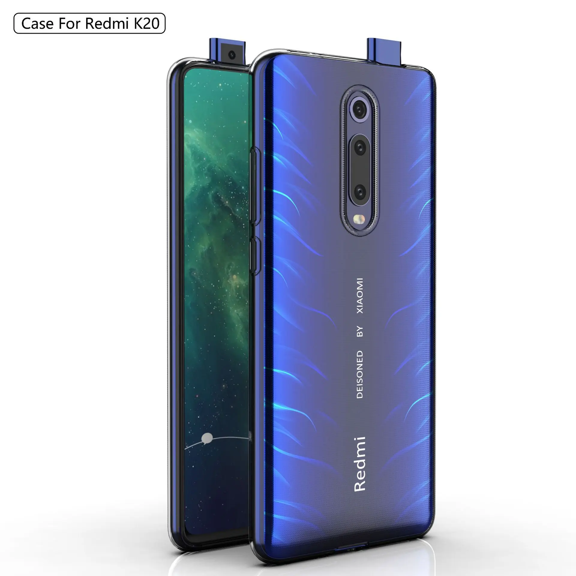 Ультратонкий Прозрачный мягкий ТПУ чехол для xiaomi Red mi K20 Pro, тонкая защитная задняя крышка для xiaomi mi 9t pro mi 9 t, чехол для телефона