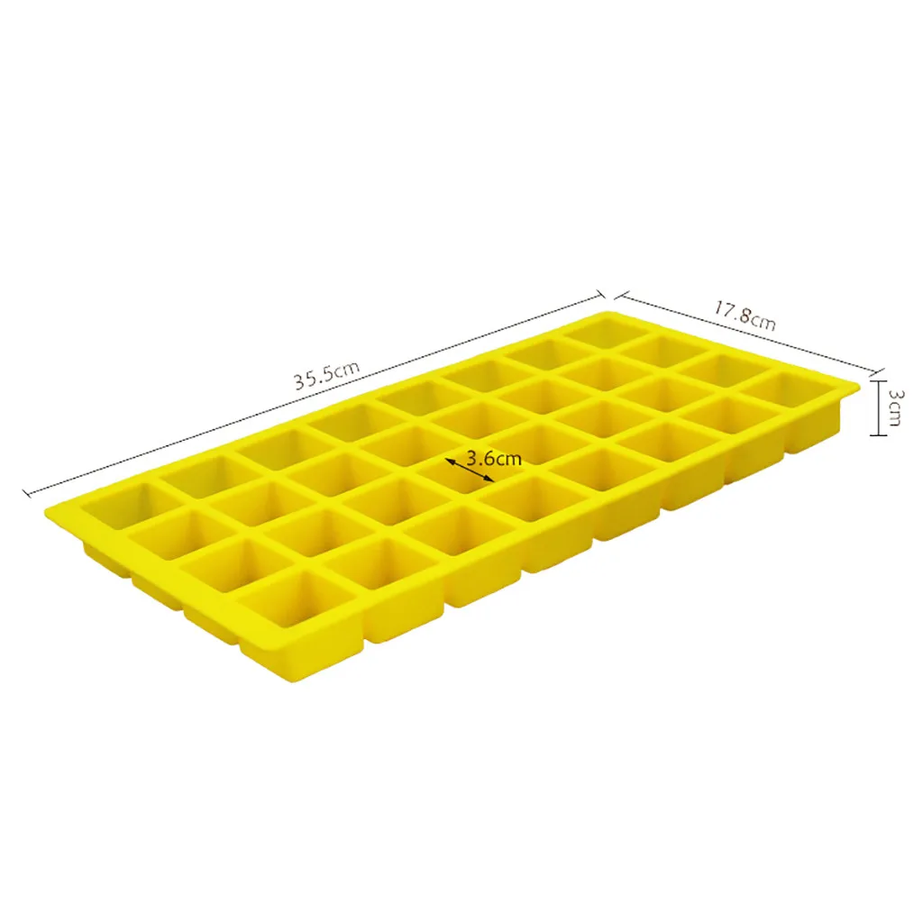 32 силиконовая для кубиков льда Форма для заморозки бар для пудинга и желе принадлежность для изготовления шоколадных форм пресс-форм барные кухонные принадлежности для пудинга и желе инструменты для мороженого