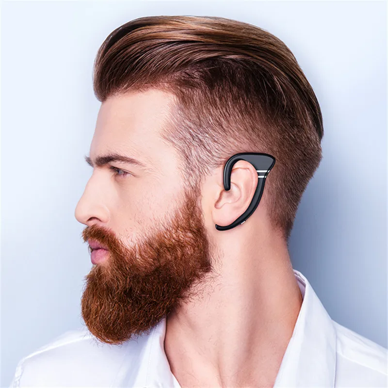 Bluetooth Headset Wireless Mini Sports Waterproof Bone Conduction Stereo Earphone HiFi Bass Headphones for Smartphones iPhone Bluetooth Headset Wireless Mini Sports Waterproof Bone Conduction Stereo Earphone HiFi Bass Headphones for Smartphones iPhone