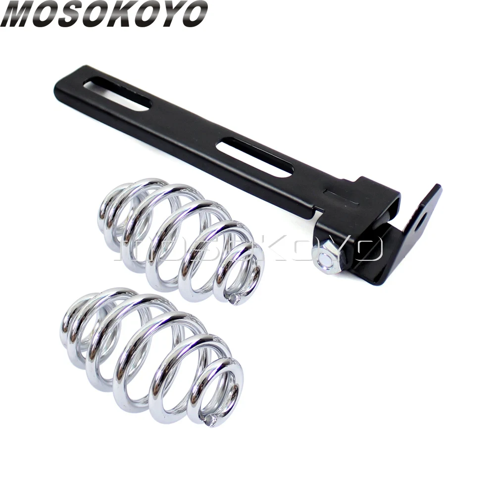 Универсальный мотоцикл Solo Seat Spring Mount Kit кронштейны для Harley Yamaha Honda Kawasaki Chopper Bobber на