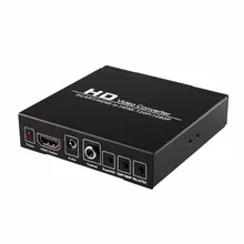 Преобразователь SCART HDMI в HDMI, Full HD 1080P, цифровой видеоконвертер высокой четкости, адаптер питания ЕС/США для HDTV HD