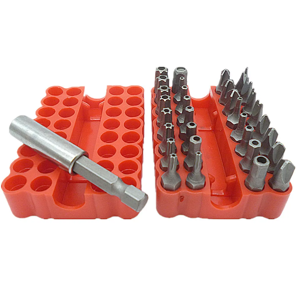 Security Tamper Proof Bit Set 33pc Torq Torx Hex Star Spanner Tri Wing Screwdrive