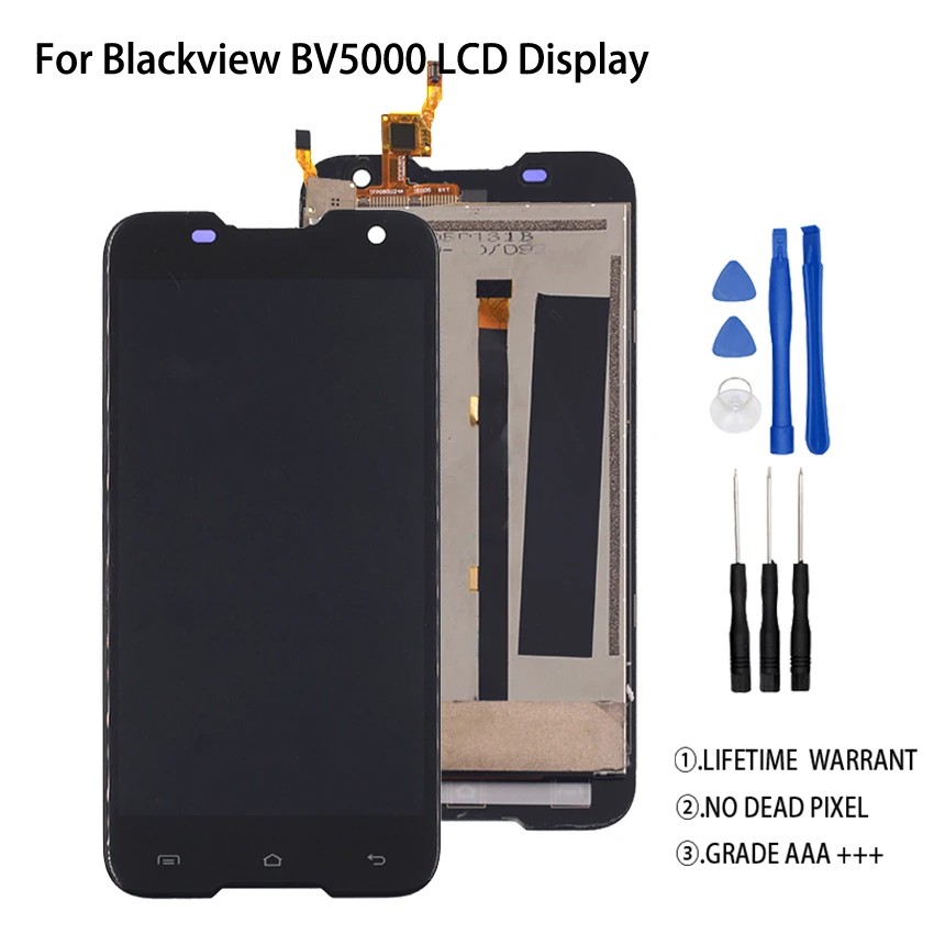 Оригинальный Для Blackview BV5000 ЖК дисплей кодирующий преобразователь сенсорного