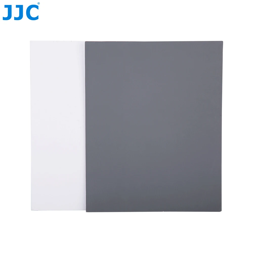 JJC Camera Accurate Color Balancing Tool 2 in 1 DSLR SLR 2x 8x10" White Balance Gray Card for