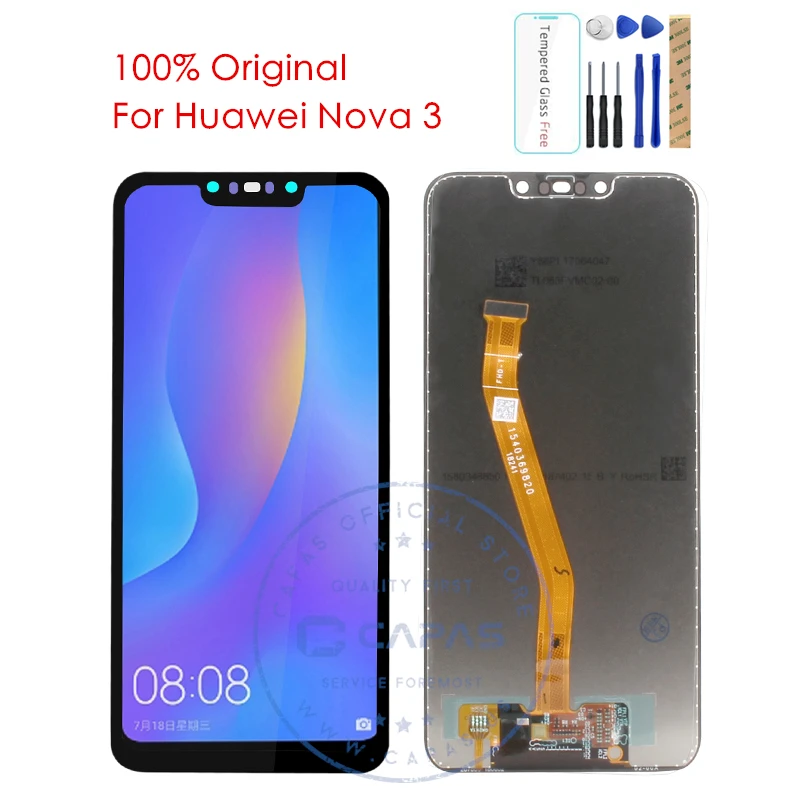 huawei Nova 3 ЖК-дисплей сенсорный экран панель huawei Nova3 ЖК-дигитайзер замена запасные части