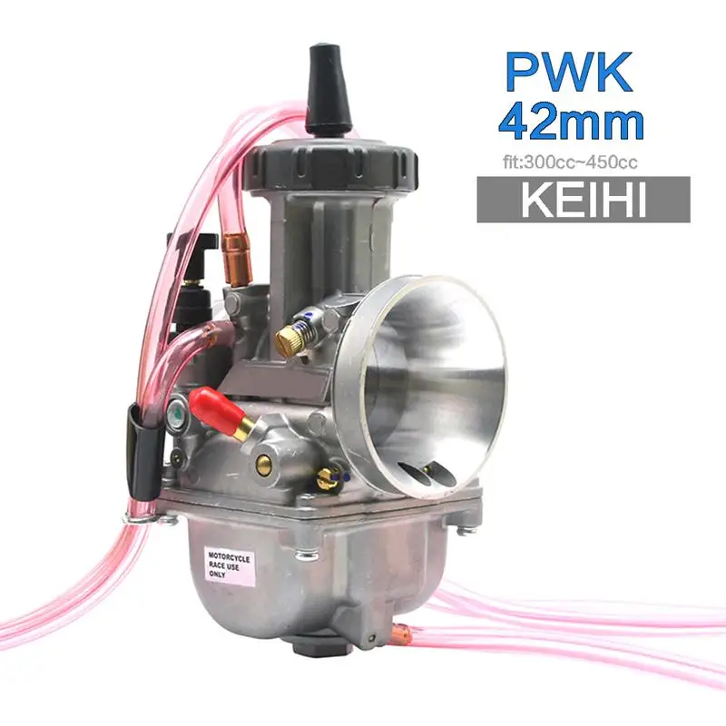 ZS гоночный мотоцикл универсальный PWK 33 34 35 36 38 40 42 мм PWK AIR ATTAQUANT Pour KEIHI CARBURATEUR POUR TRX250R CR250 - Цвет: 42mm Keihi