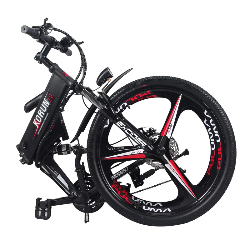 Electric bicycle 48V Hide lithium battery 26 electric mountain bike smart assist hybrid ebike Waterproof motors kit rang 45km