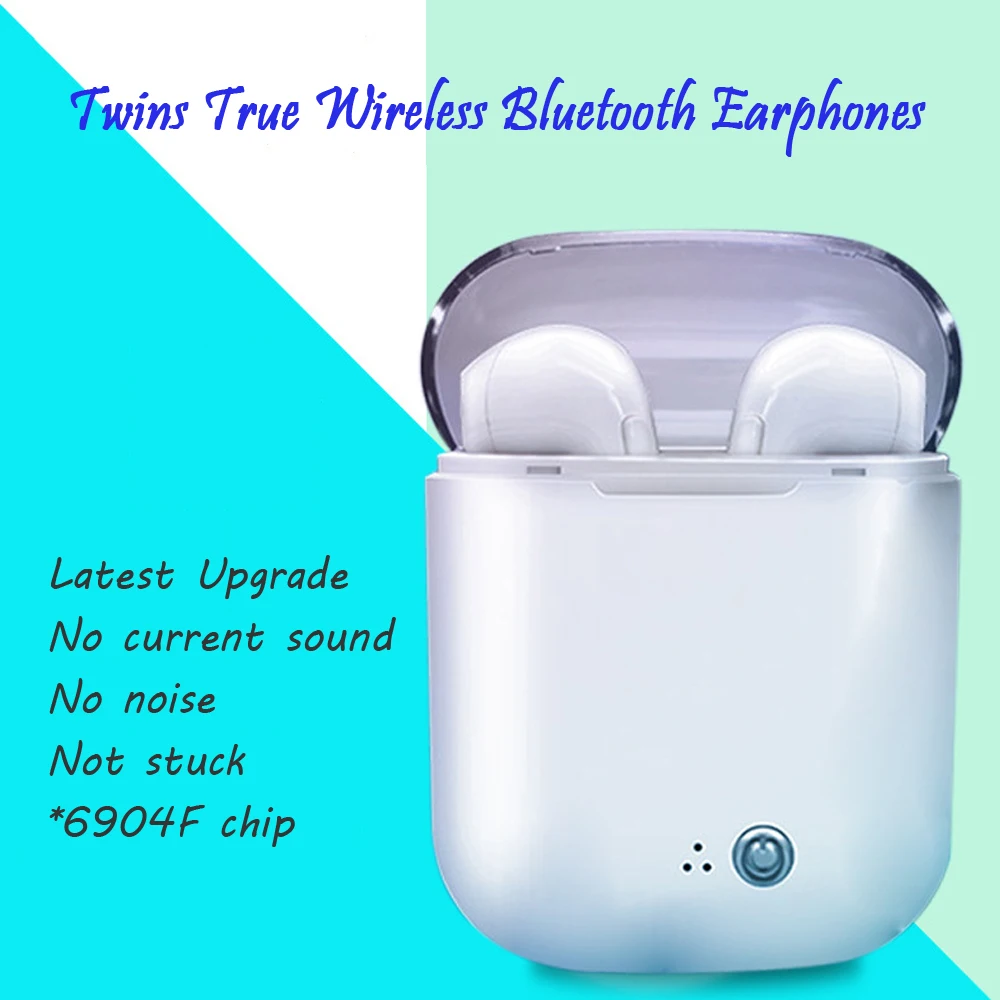 Genuine i7s TWS Wireless Earphones V4.2 Bluetooth Bass Headsets With Microphone Charging Case For Xiaomi Samsung iPhone Meizu PC (1)