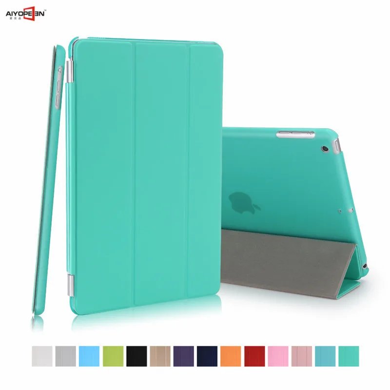 

Cover For ipad mini 1 2 3 case,Aiyopeen Pu Leather Smart Wake Up Sleep With Matte Transparent Pc Back Cover Magnetic Flip Stand