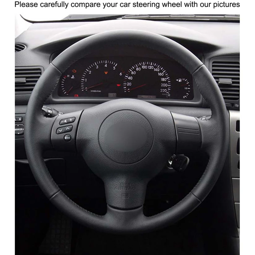 Искусственная кожа PU для Toyota Corolla 2004 2006 calдина 2002 2007 RAV4 (США) 2005|Чехлы на руль| |