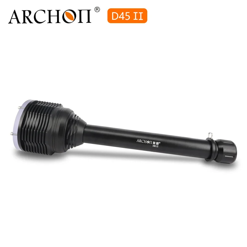 ARCHON D45 II D45-II Дайвинг фонарик 6000LM 6* CREE XML2 светодиодный подводный свет 60 Вт 26650 Батарея Профессиональный Diver Погружения свет - Испускаемый цвет: No battery charger