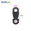 5mm Hole's DIA Straight Flat Side Release Plastic Buckles for Mobile Phone Paracord Black ► Photo 2/6