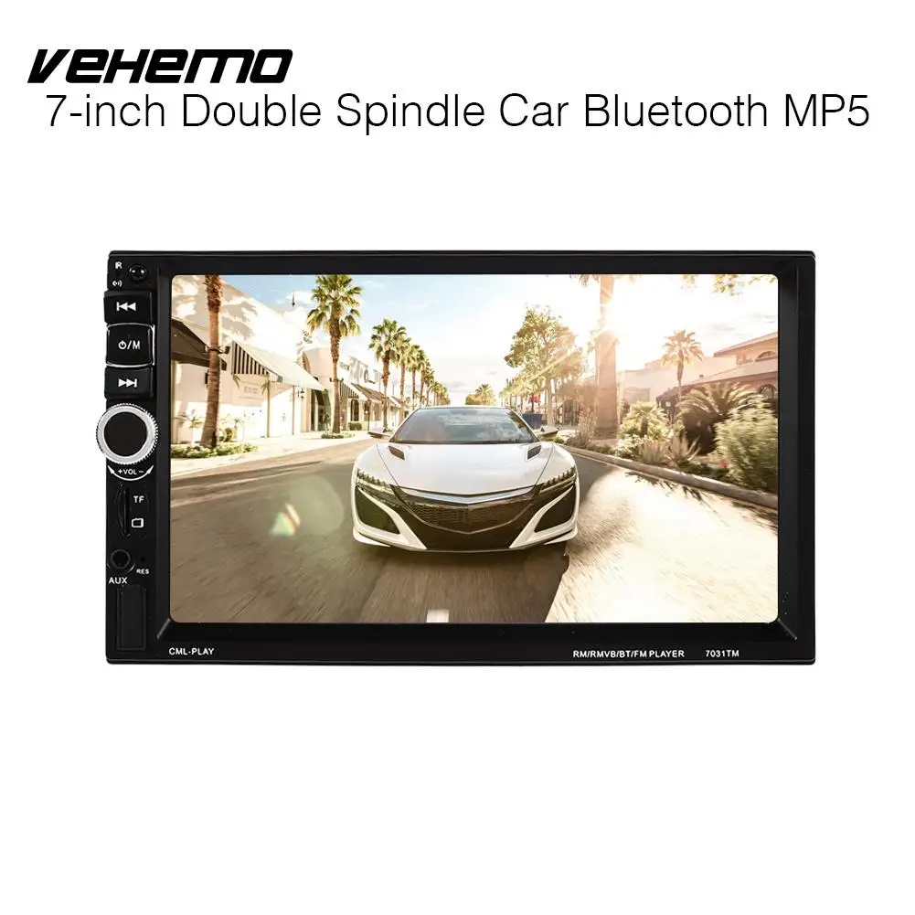 

VEHEMO Mirror Link Steel Wheel Control Audio Video Player USB Car Audio MP5 Player Car Electronics Car MP5 Remote Control