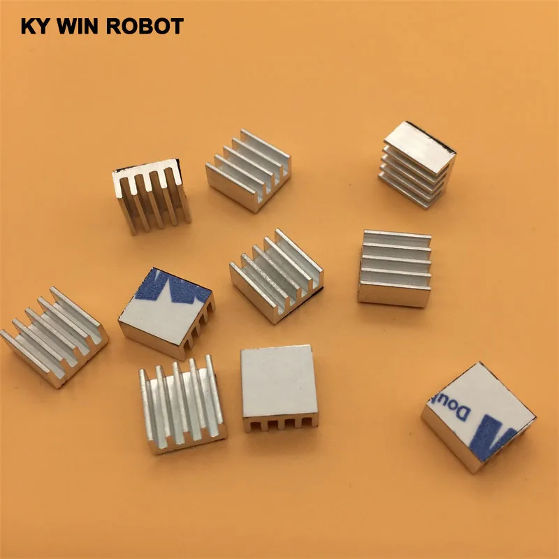 

10PCS Stepper Driver A4988 Heatsink Aluminum Silver Heat Sink