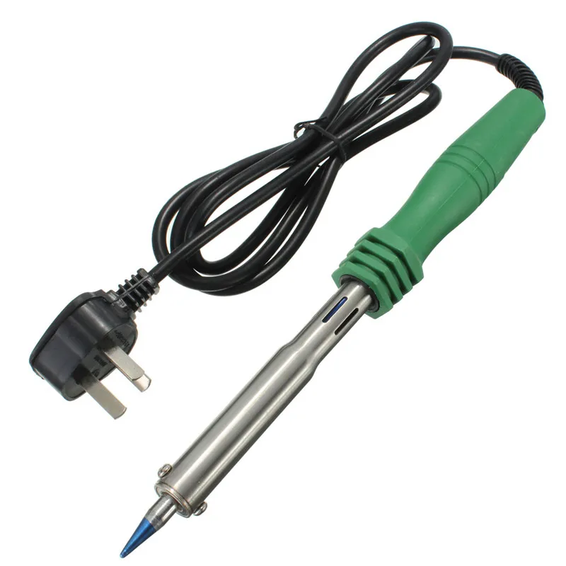 Паяльник металлический. Паяльник soldering iron 100w. длина паяльника.