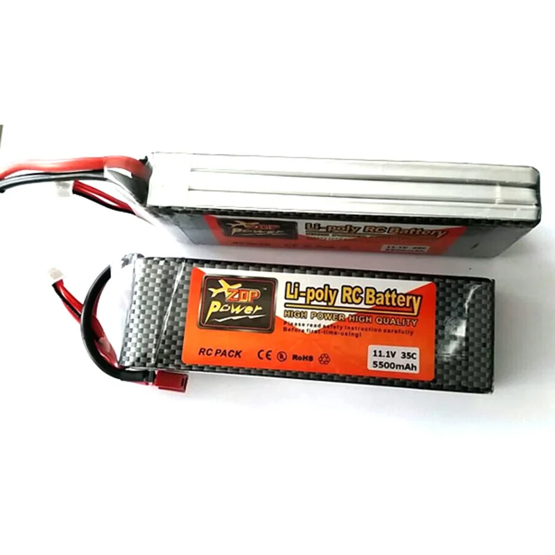 

New Arrival ZOP Power 11.1V 5500mAh 3S1P 35C Lipo Battery For RC Model T Plug