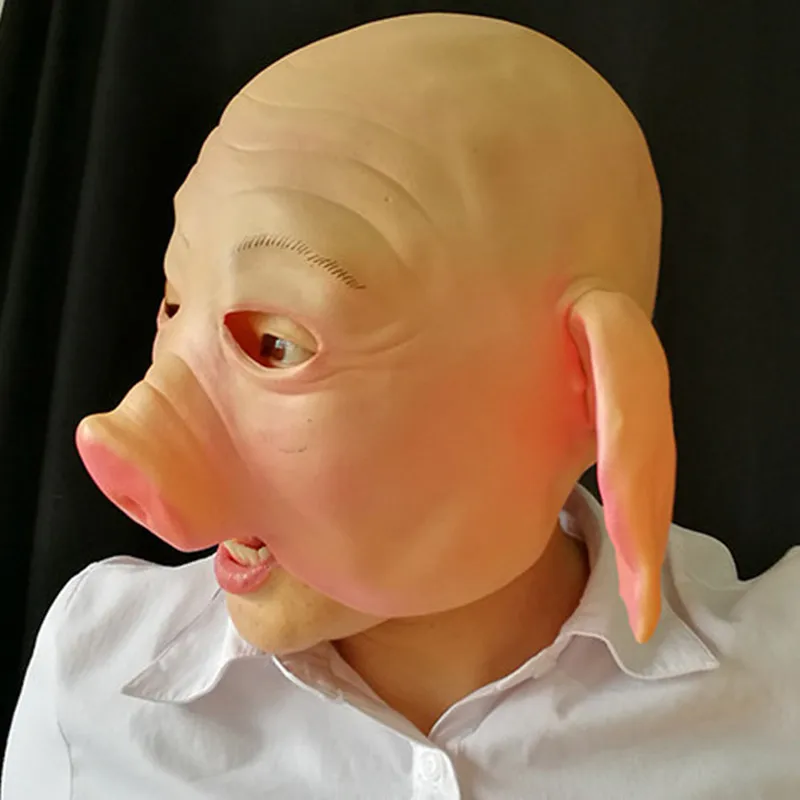 

The Journey to the West Props Cho Hakkai Pig Mask Halloween Carnival Masquerade Cosplay Costumes