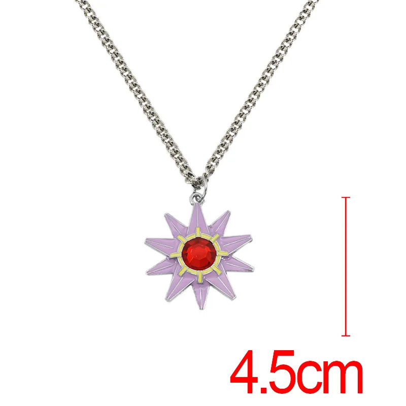 Металлический брелок для косплея Pocket Monster starmie, ожерелье с подвеской Llavero chaviro, ювелирные изделия, детский подарок Llavero chaviro, розничная