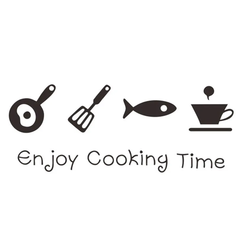 Hot Removable Kitchen Rules Words Wall Stickers Decal Home Decor Vinyl Art Mural Environmentally Adesivo De Parede 30MR705