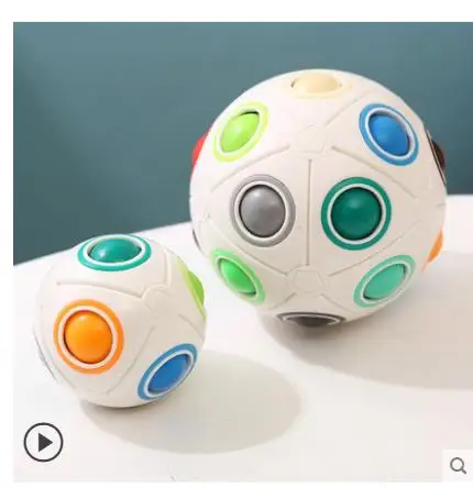 

Intelligence Children's Toys Puzzle Decompression Rubik's Cube Magic Rainbow Ball Creative Finger Football Alien-97