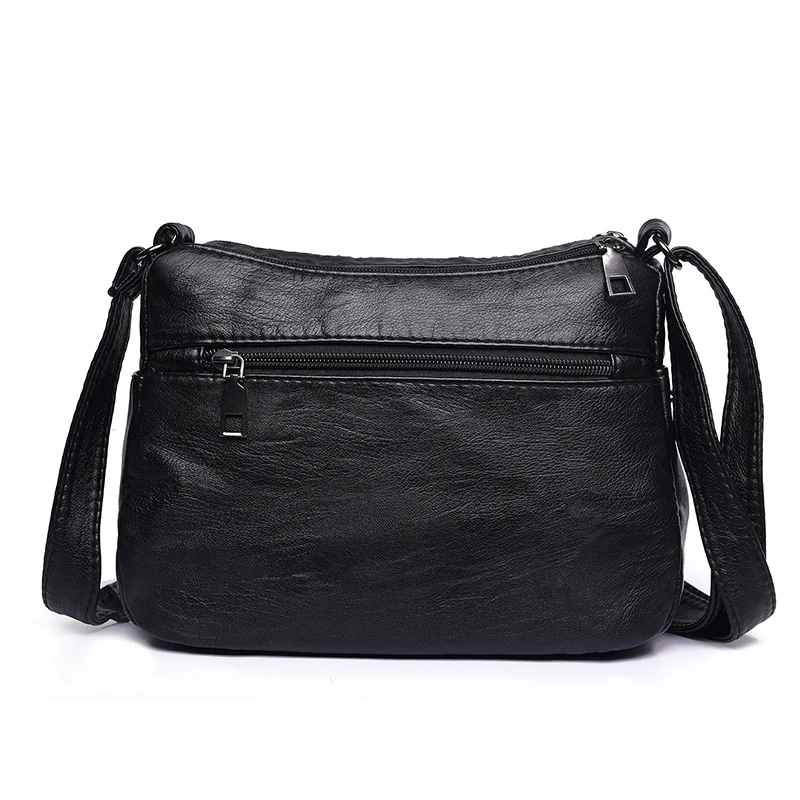 Annmouler أزياء النساء Crossbody حقيبة الأسود لينة غسلها الجلود حقيبة كتف خليط حقيبة ساعي صغيرة رفرف حقيبة للفتيات Annmouler أزياء النساء Crossbody حقيبة الأسود لينة غسلها الجلود حقيبة كتف خليط حقيبة ساعي صغيرة رفرف حقيبة للفتيات