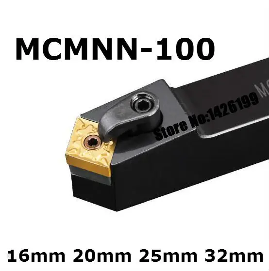 

1PCS MCMNN1616H12-100 MCMNN2020K12-100 MCMNN2525M12-100 MCMNN3232P12-100 MCMNN2525M16-100 MCMNN3232P16 CNC External Turning Tool