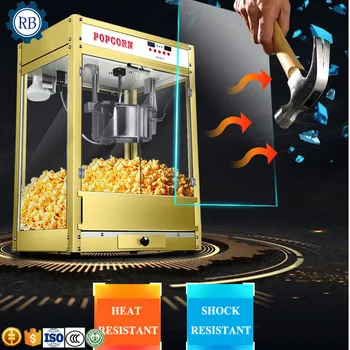 

Hot Sale industrial popcorn making machine hot air commercial caramel popcorn making machine China popcorn machine