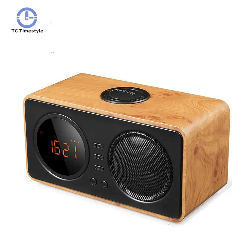 Горячая Распродажа деревянные винтажные TF карты AUX Play FM радио беспроводные Bluetooth