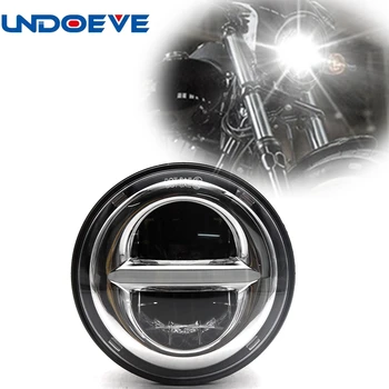 

Undoeve New style Chrome 5.75 Inch LED Headlight DRL 50W motorbike headlights for Motorcycles Sportster 883 XL883 FXCW