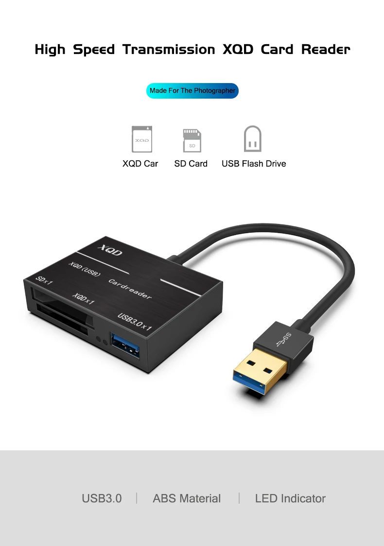 USB 3,0/Тип C USB C XQD SD кард-ридер 500 МБ/с. высокое Скорость Камера комплект адаптер для sony м/G серии Nikon для Lexar USB карта XQD