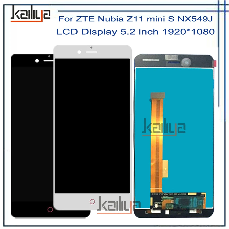 

Black White For ZTE Nubia Z11 mini S NX549J LCD Display Touch Screen Digitizer Assembly Replacement 5.2 inch for mini S NX549J