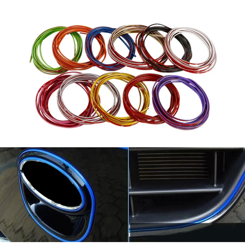 

5M Car Interior Trim Strip Styling Universal DIY Flexible Interior Molding Trim Strips Car Accessories Decoration Strip