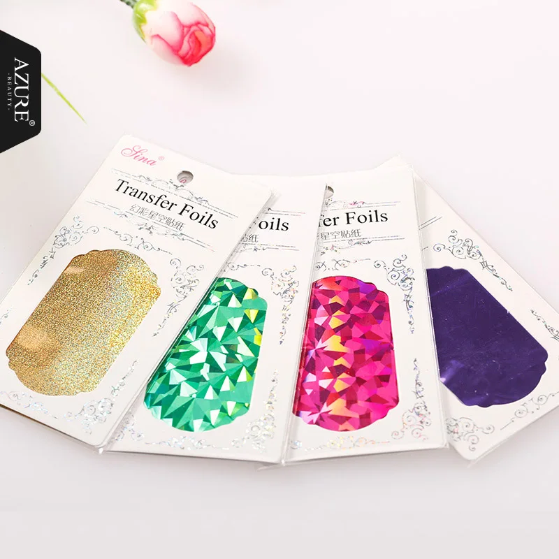 

Azure Beauty Nail Transfer Foil Fantasy Stars Nail Sticker 1Pcs Art Star Design Sticker For DIY Manicures Nail Decoration