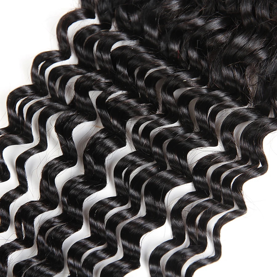 Pacotes com Fecho de 100% Remy Extensões