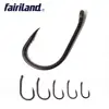 50 pcs 100pcs/Lot TFSH-K matt black Teflon coated carp hooks 2# 4# 6# 8# 10#sharp hook beak point barbed fishing hooks with box ► Photo 2/6