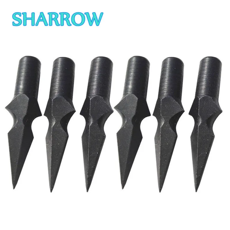 

6/12Pcs 200gr Archery Target Points Tips Traditional Arrowheads Broadheads Arrow Head For Outdoor Shooting Training Accessories