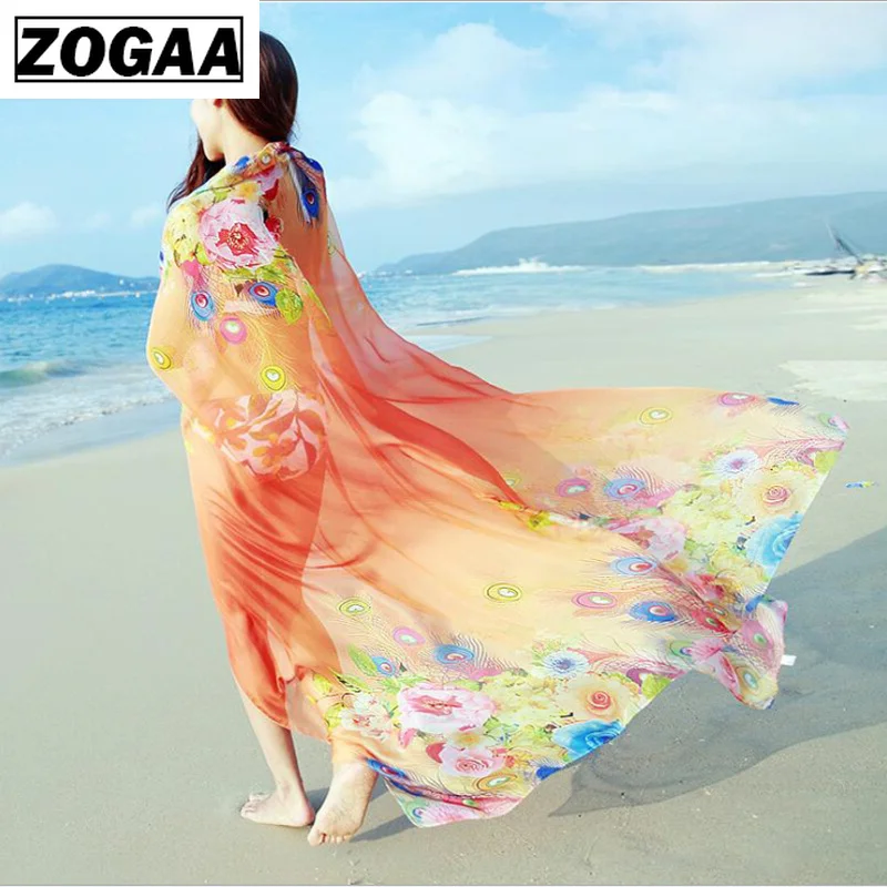 

more 180*120cm Fashion Summer Print Scarf Women Beach Plus Size Chiffon Cover Up Sarong Sunscreen Scarves Design oversized Towel