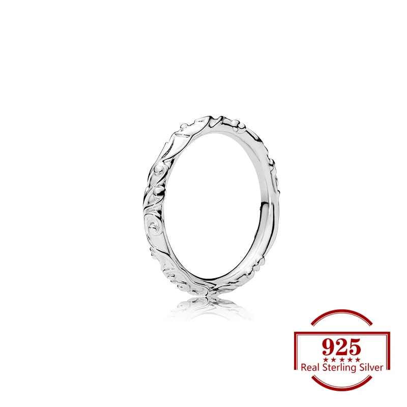 

925 Sterling Silver Vine Creative Ring Fits Trendy Jewelry Denmark Original Ring Women Jewelry Wedding Party 2019 Hot Lover Gift