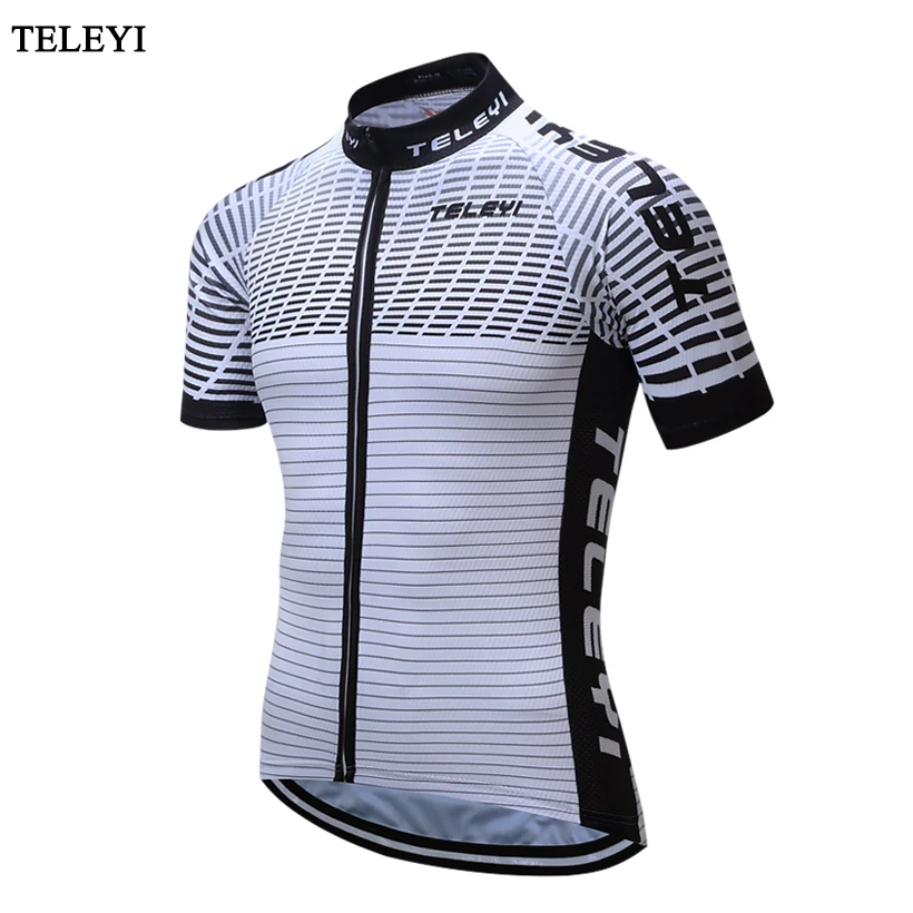 TELEYI Ropa Ciclismo Men's Cycling Shirt Road Clothing Bike Sportswear