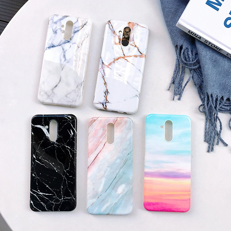 

For Huawei P20 Lite P20 Pro Case Marble Silicon Soft TPU Back Cover Case For Mate20 Lite Mate20 Pro Nova 3i Luxury Phone Cases