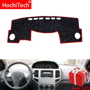 

Rose Pattern Non-slip Dashmat Dash Mat Dashboard Cover Pad Cover Carpet Car Sticker for GEELY cross 2008 2009 2010 Car Styling