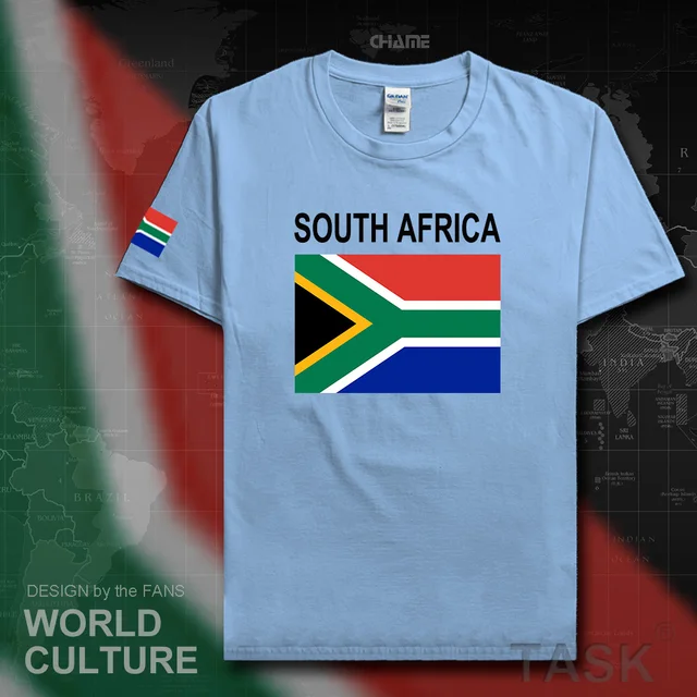 South Africa mens t shirt 2017 jerseys nation team tshirt 100 cotton t