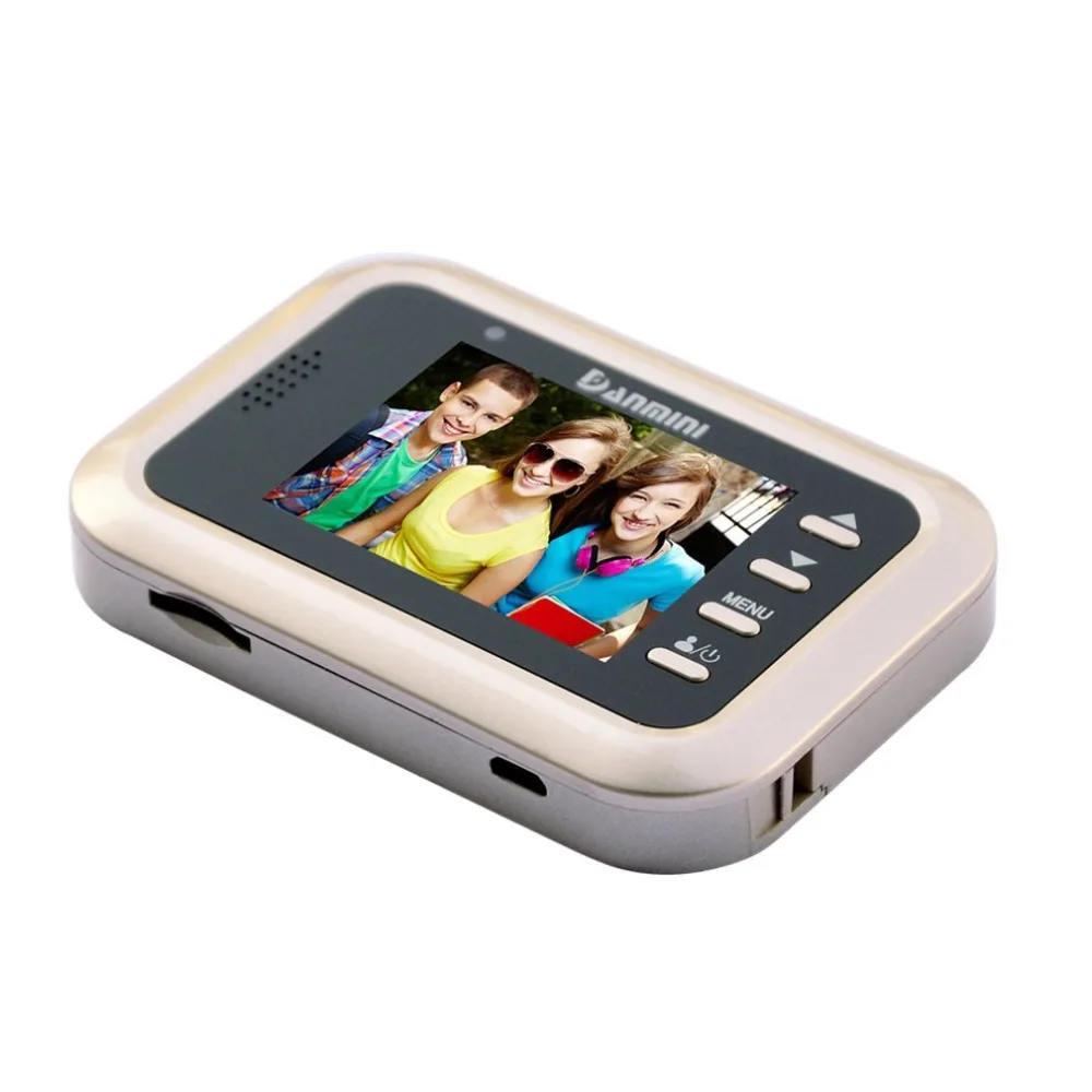 W8 2,4 дюймов TFT цветной экран Домашний умный дверной Звонок дверь безопасности PIR Мобильная камера обнаружения электронный кошачий глаз