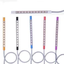 10 светодиодный портативный барный светильник s Настольный светодиодный светильник для учебы лампа для рабочего стола гибкий USB светодиодный светильник