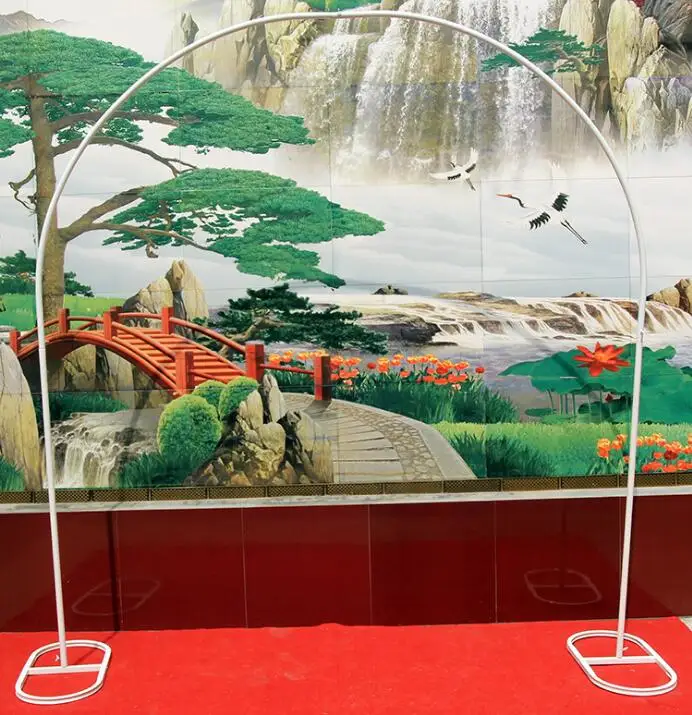 

Balloon arch iron art opening ceremony wedding ceremony foldable removable balloon door frame cartoon rainbow balloon door frame